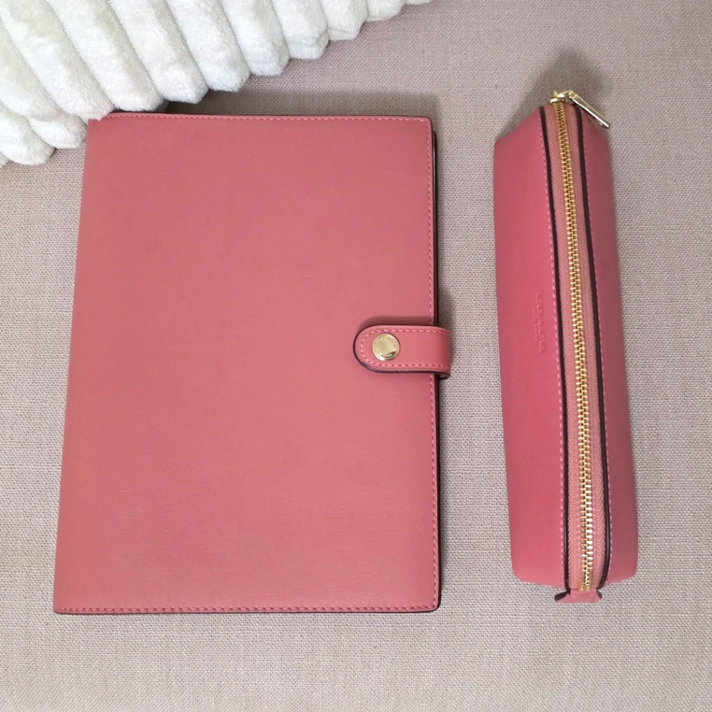 Coach Notebook and Pencil Case